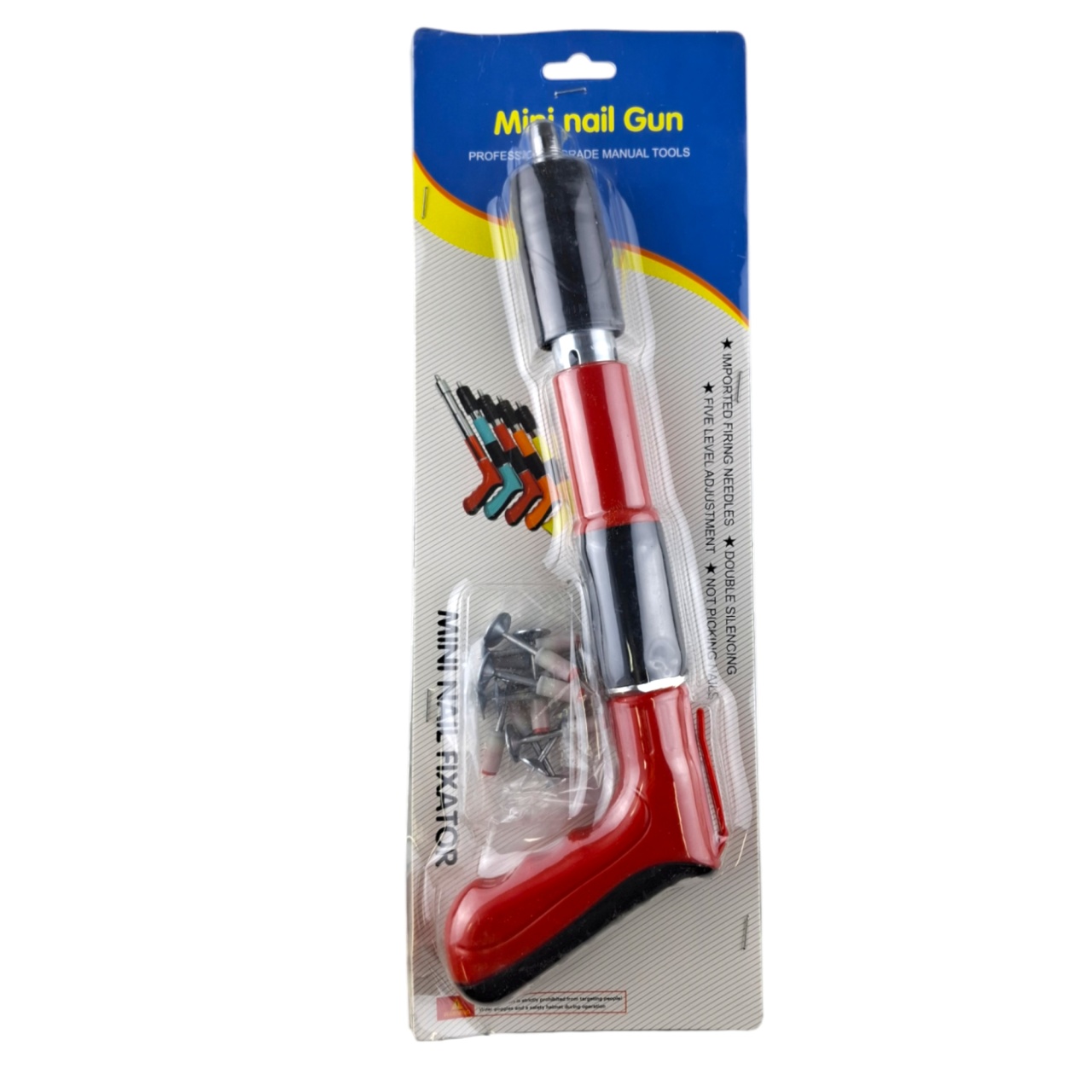 пороховой монтажный пистолет мини с набором гвоздей, без кейса оптом