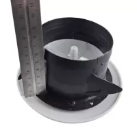 Вентиляционная решетка 100 мм, круглая, пластик оптом